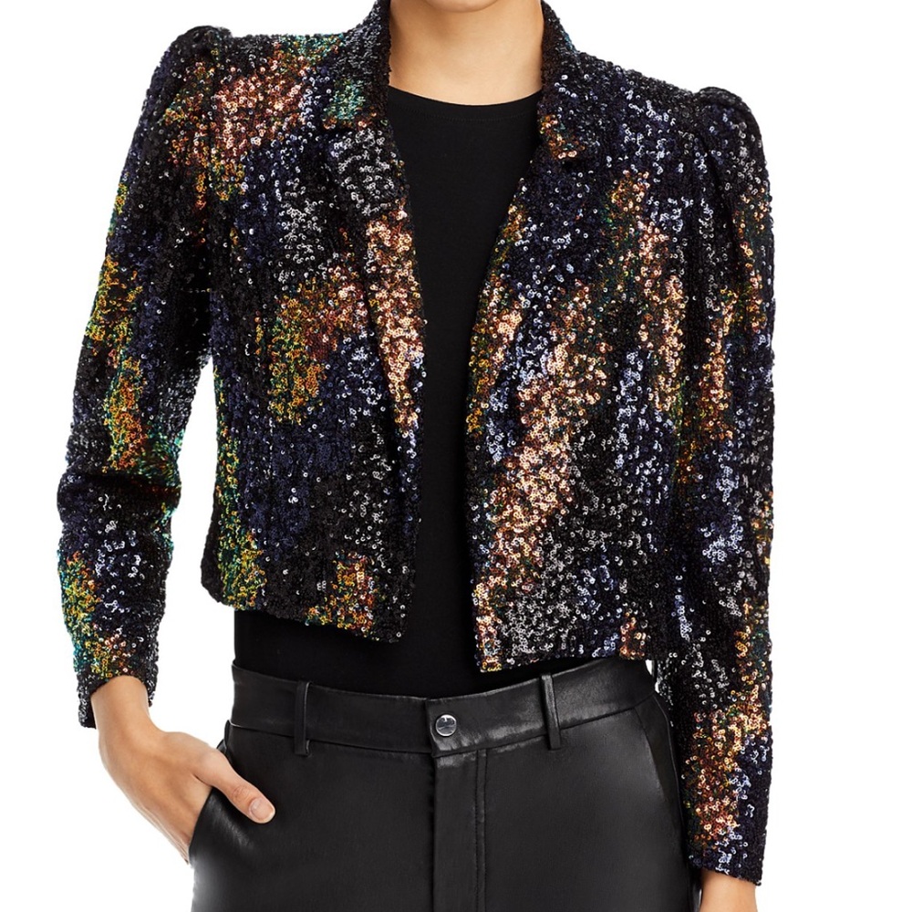 Aqua  sequin jacket